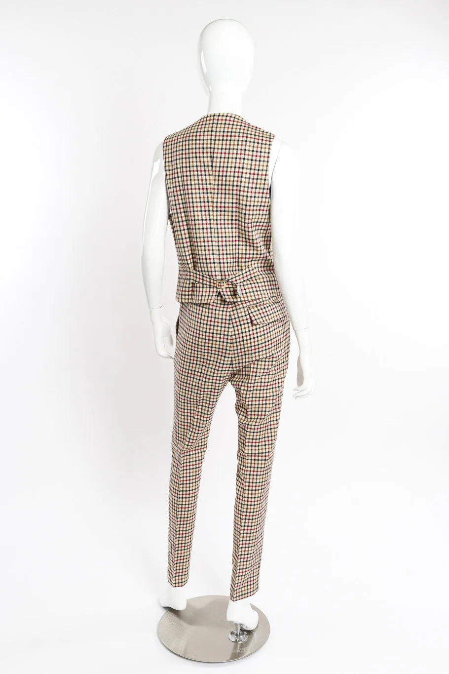 2011 F/W Gingham Vest & Trouser Set