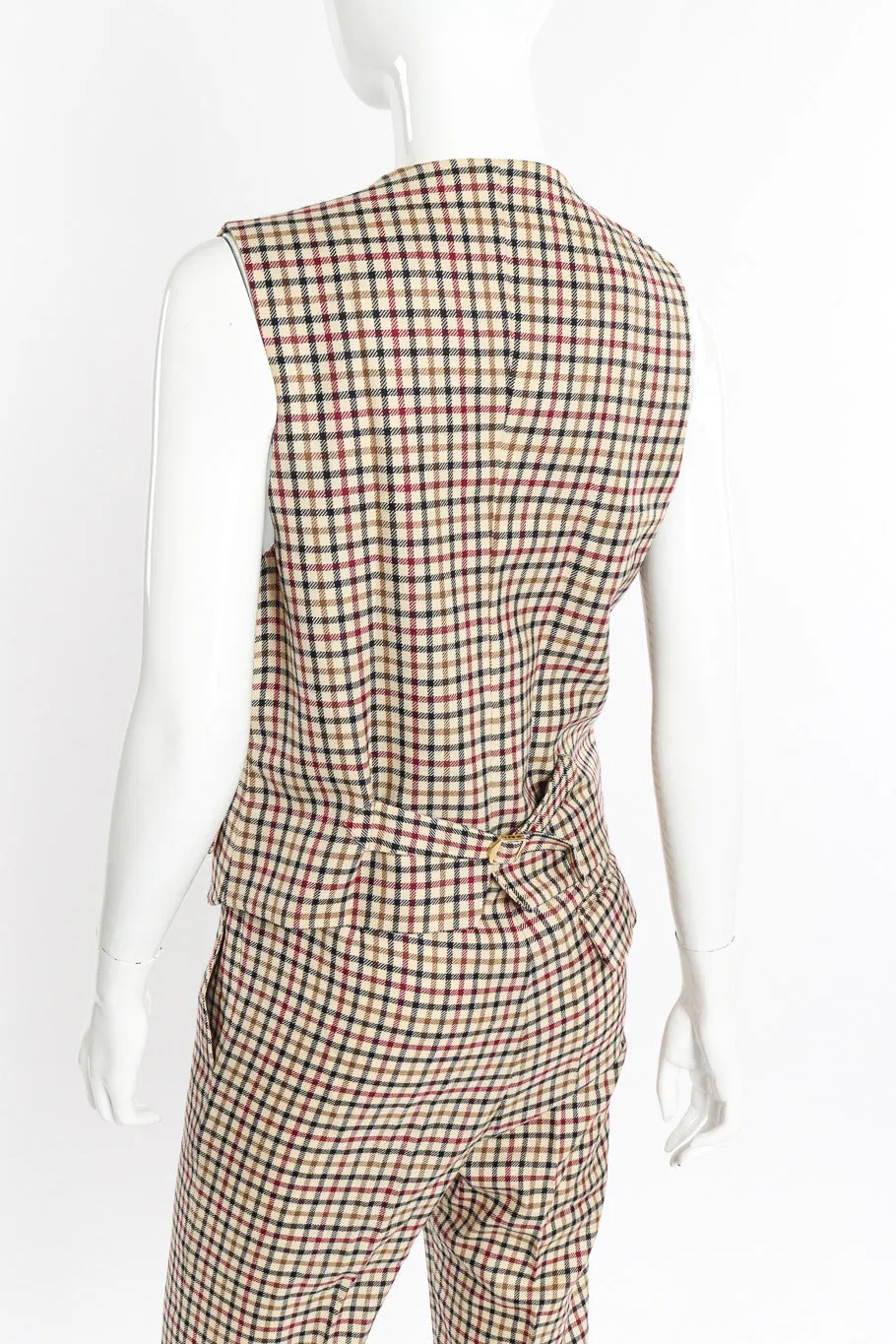 2011 F/W Gingham Vest & Trouser Set