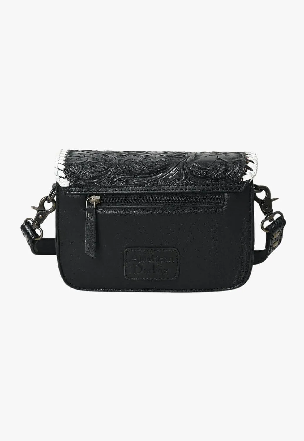 American Darling Tooled Leather Crossbody Bag