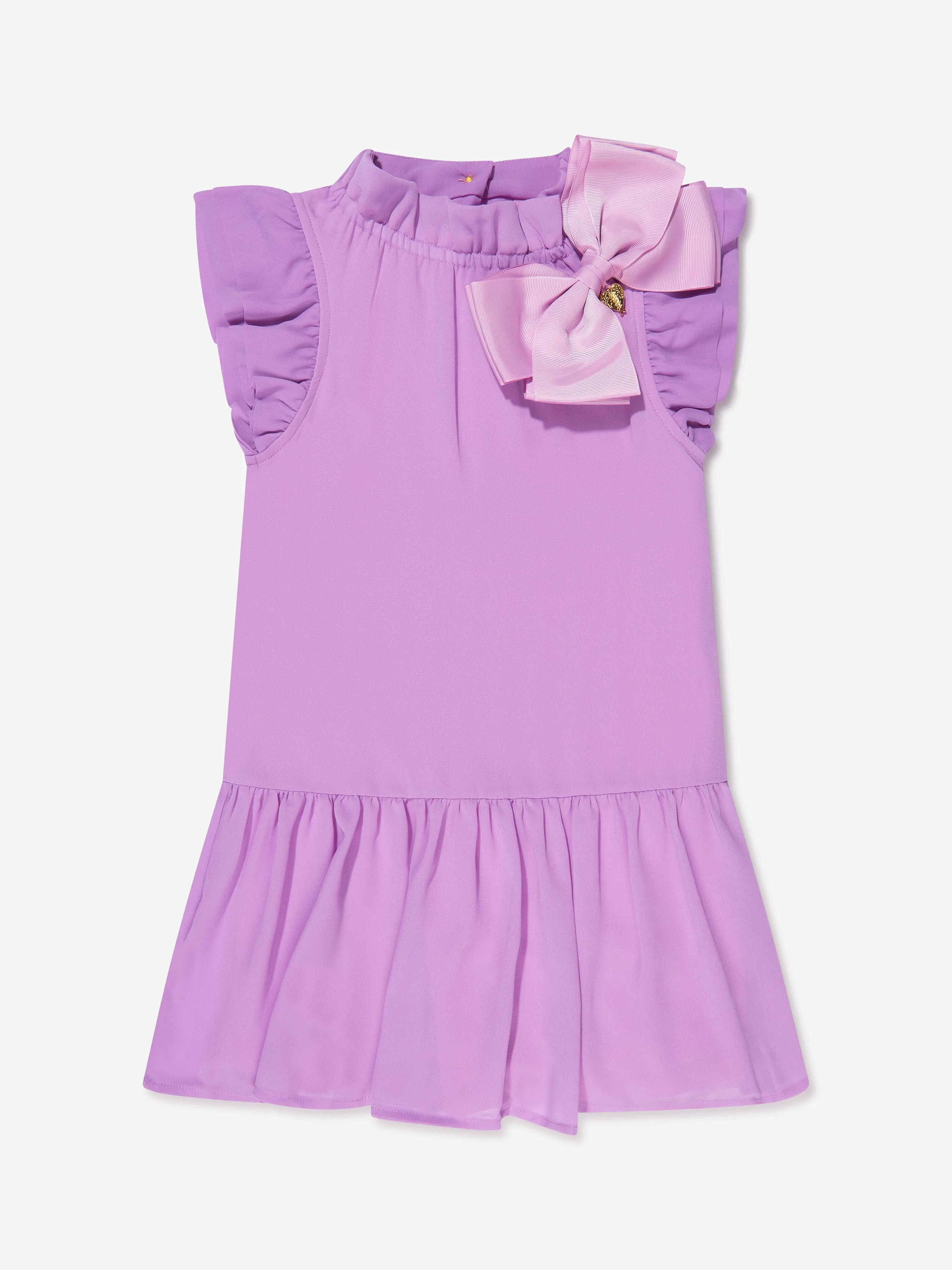 Angels Face Girls Fern Dress in Lilac