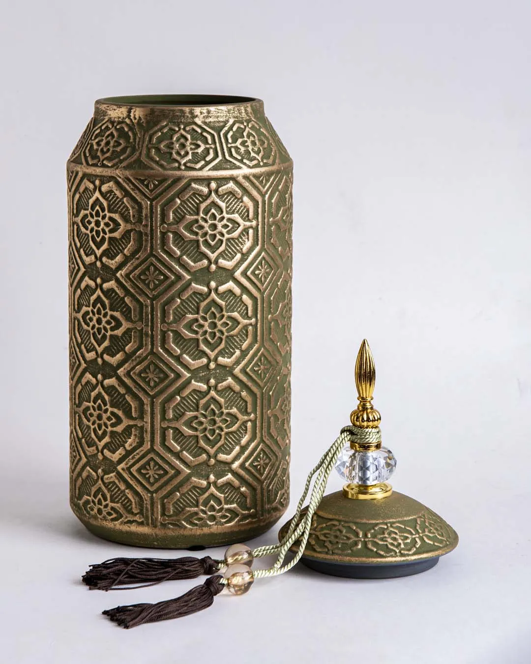 Arabesque Decorative Lidded Jar