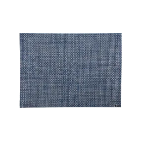 BASKETWEAVE RECTANGLE PLACEMAT, DENIM