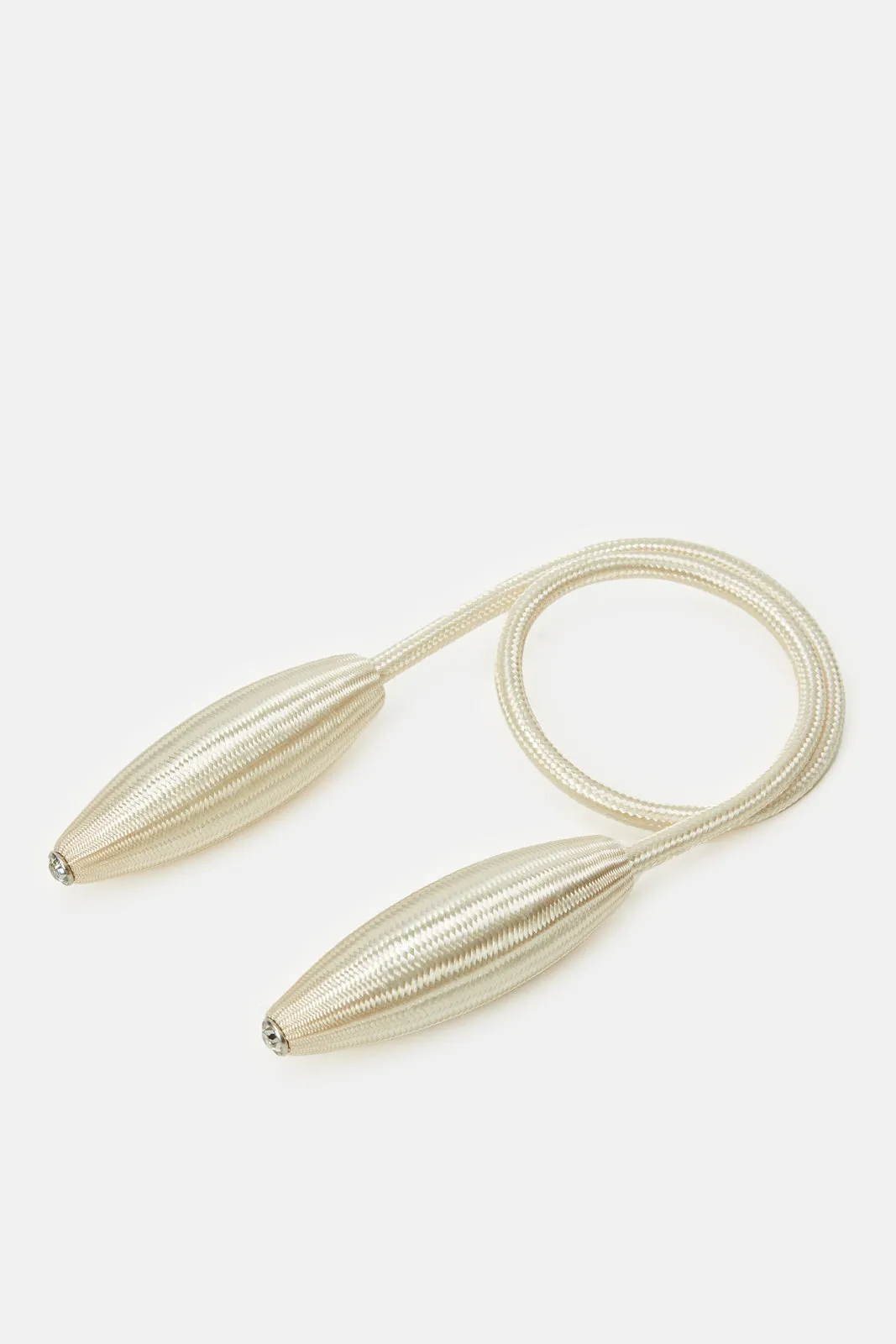 Beige Flexible Curtain Tieback