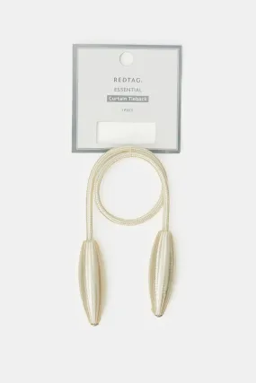 Beige Flexible Curtain Tieback