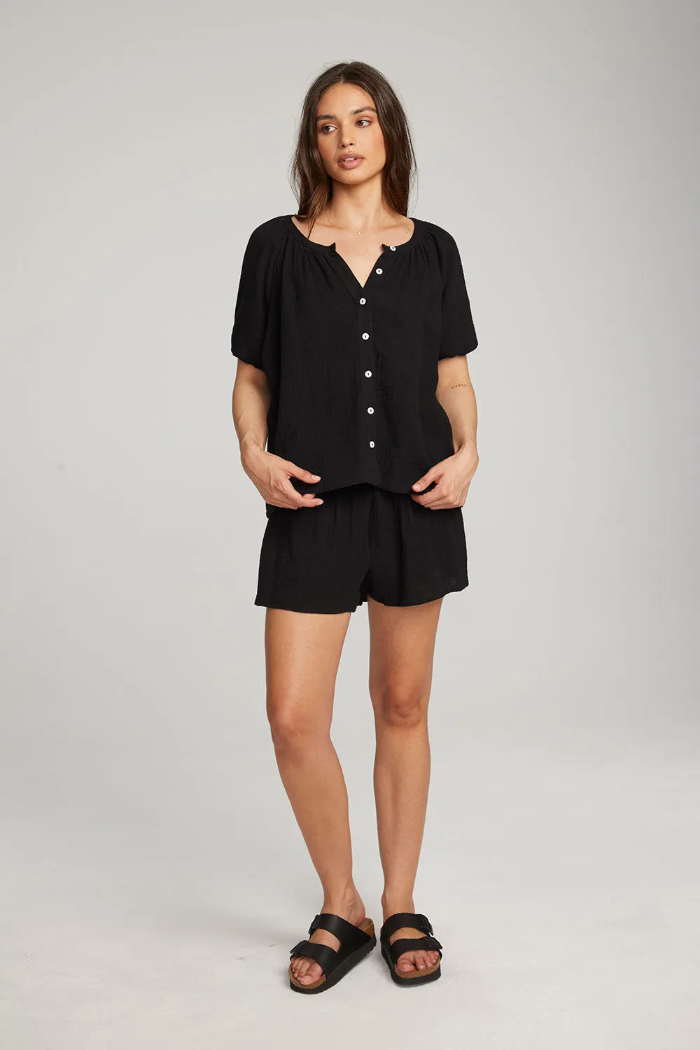 Brentwood Licorice Blouse