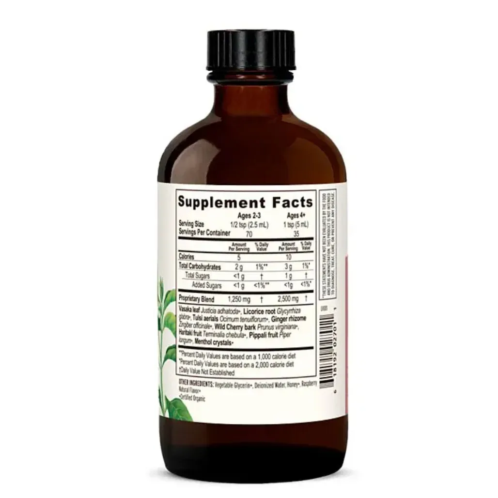 Bronchial Support Syrup, Organic