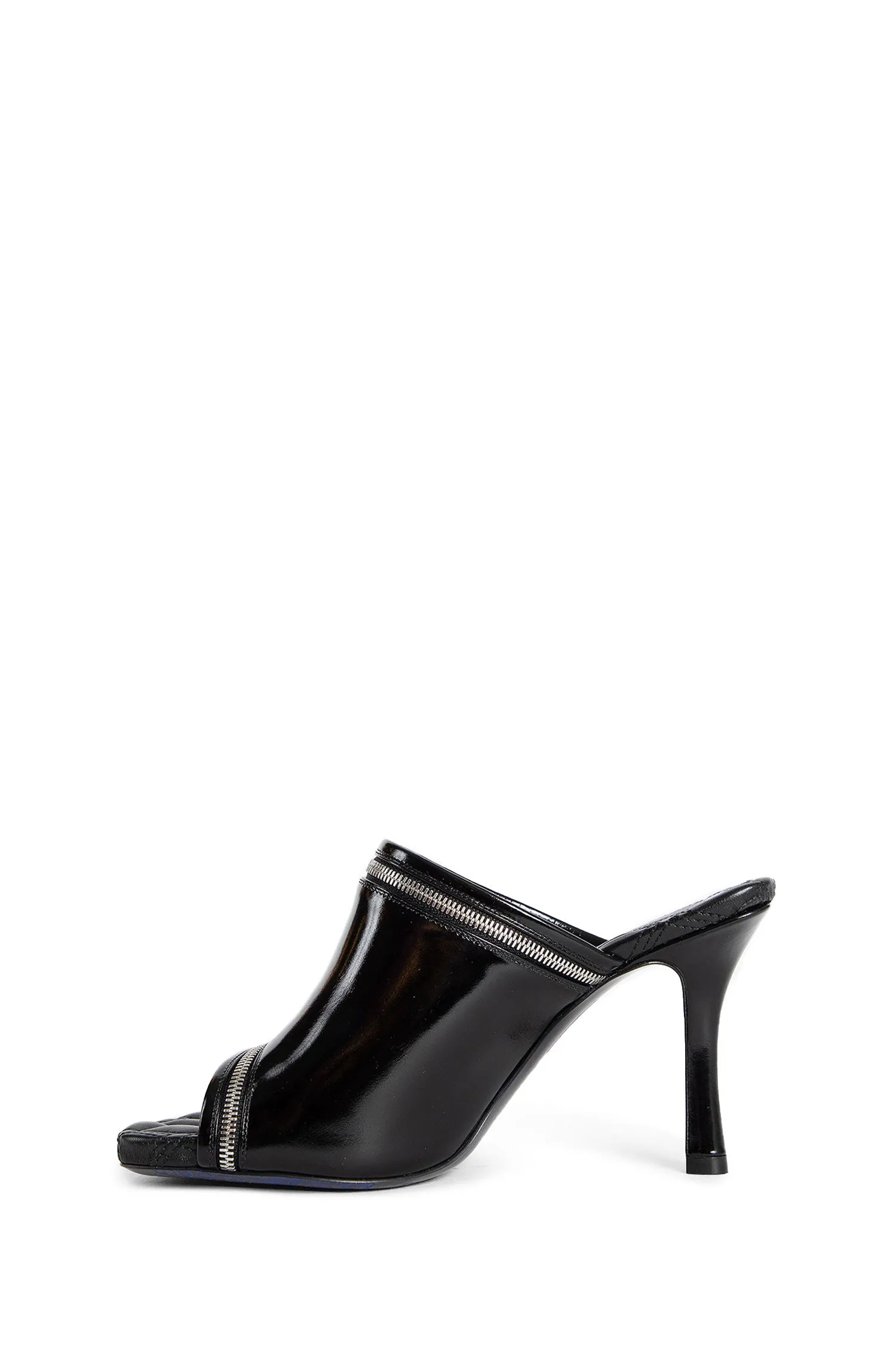 BURBERRY WOMAN BLACK MULES