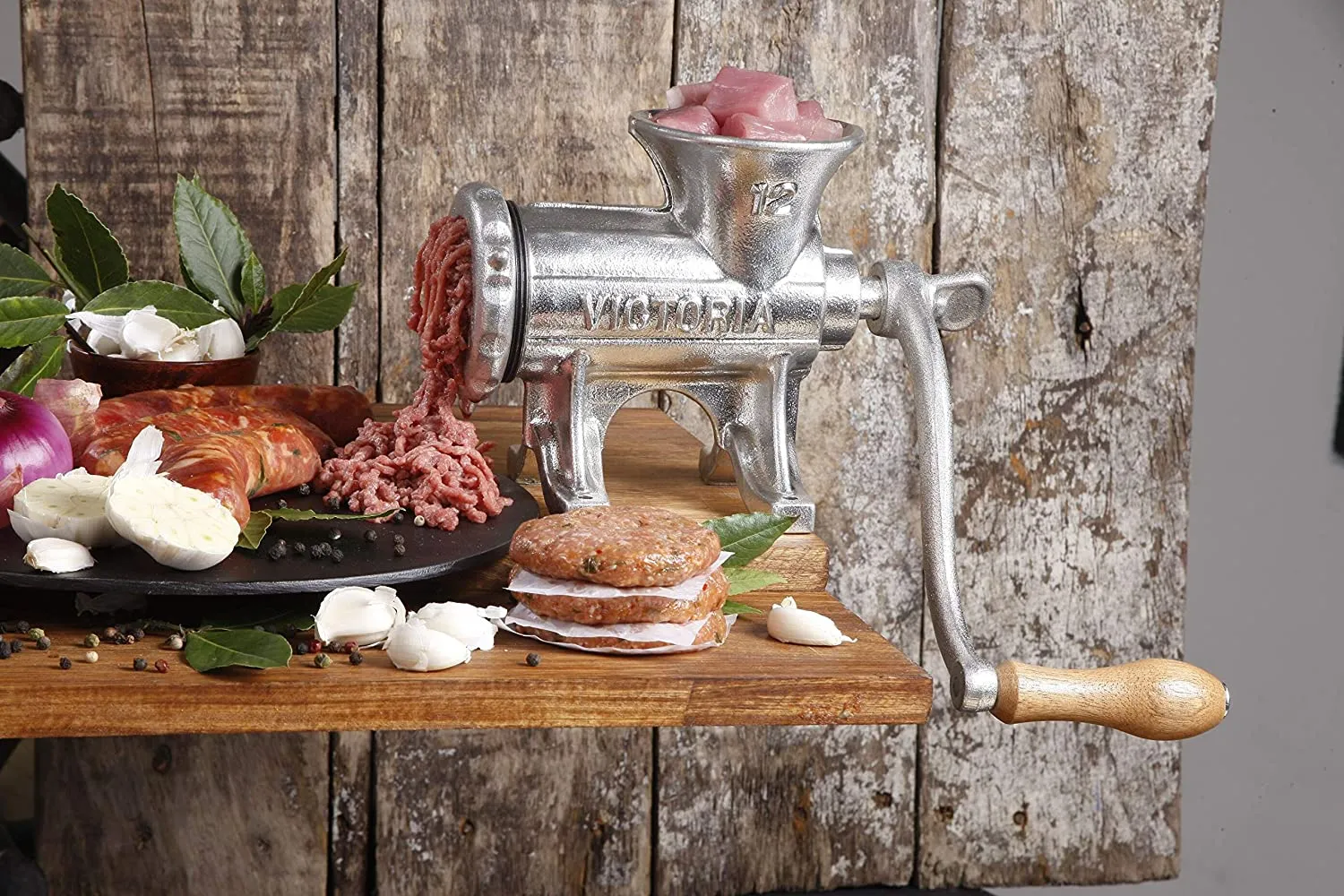 Cast Iron Meat Grinder by Victoria