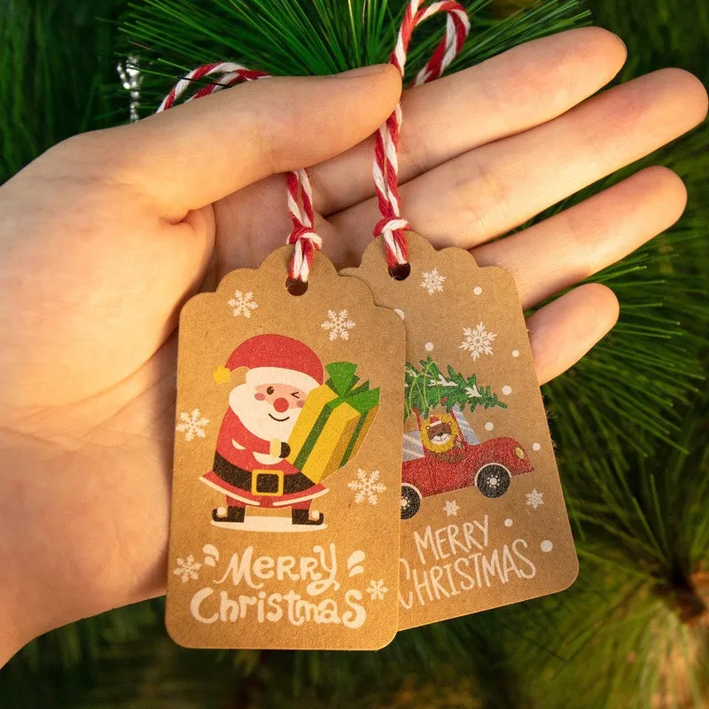 Christmas Kraft Hang Tags