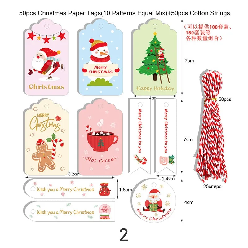 Christmas Kraft Hang Tags