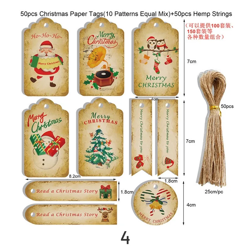 Christmas Kraft Hang Tags