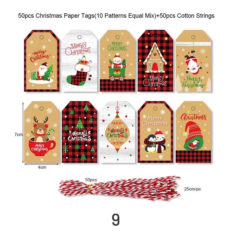 Christmas Kraft Hang Tags