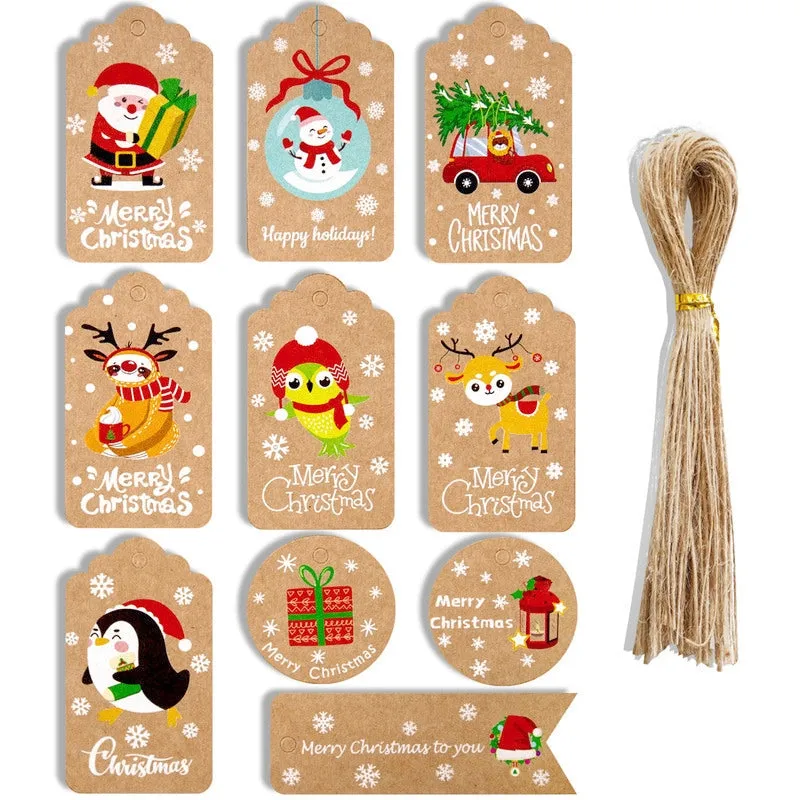 Christmas Kraft Hang Tags