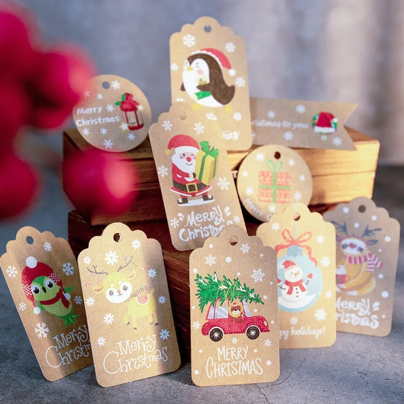 Christmas Kraft Hang Tags