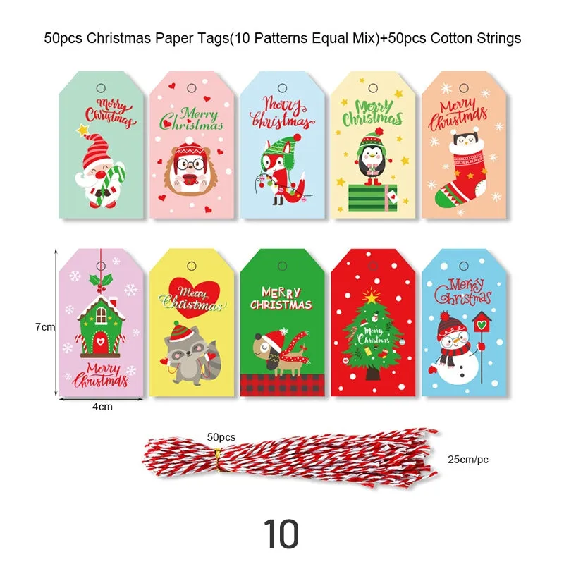 Christmas Kraft Hang Tags