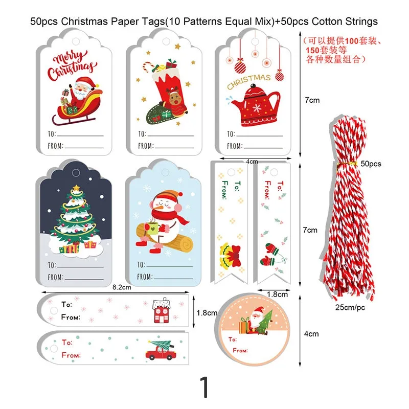 Christmas Kraft Hang Tags