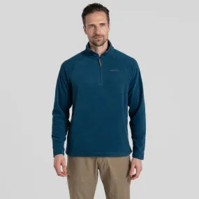 Craghoppers Men's Corey VI Half Zip Fleece Top (Tourmaline Blue)