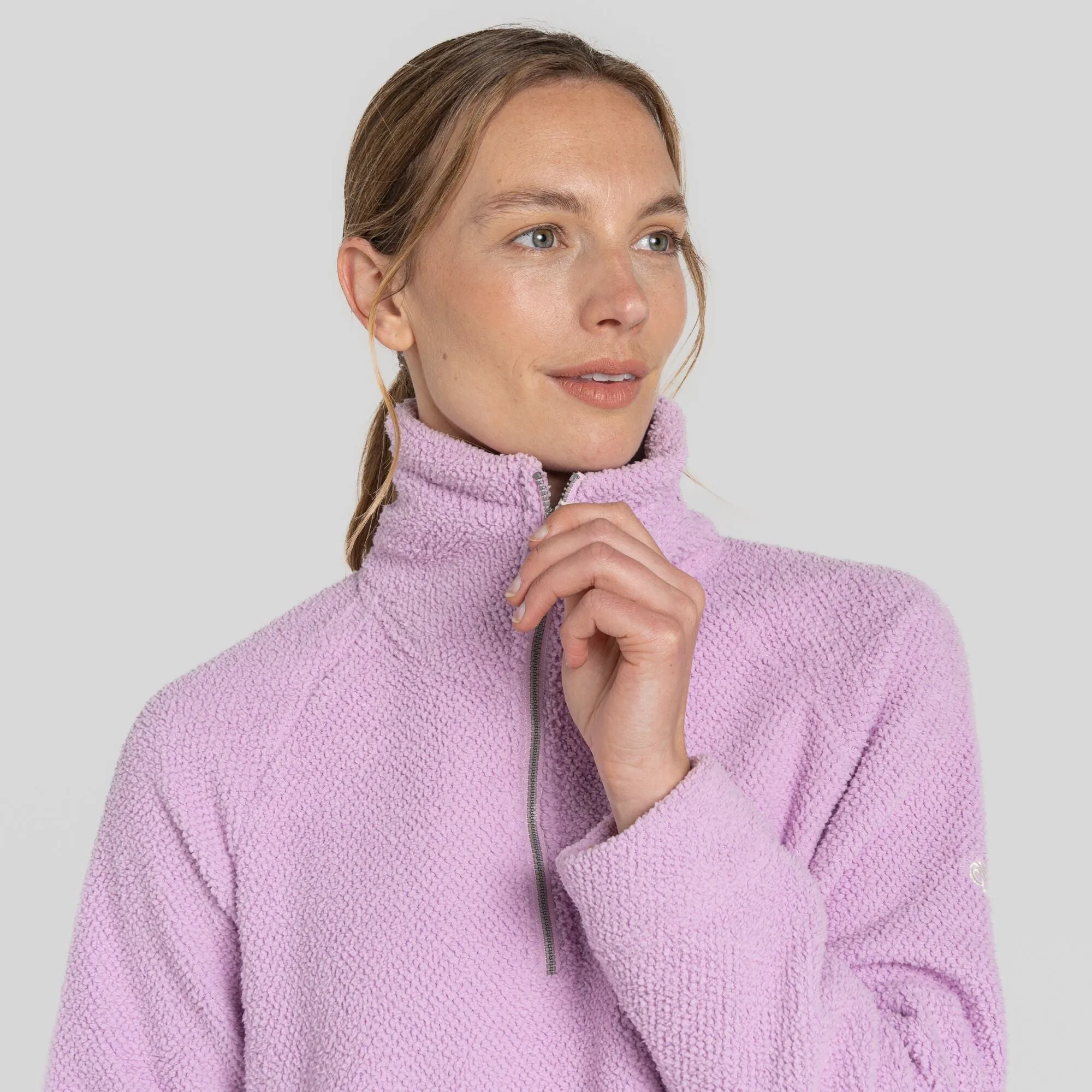 Craghoppers Women's Raya Half Zip Fleece Top (Orchid)