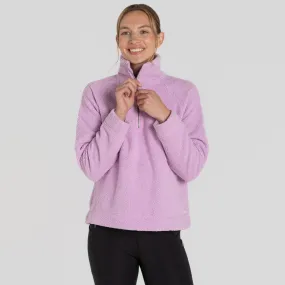 Craghoppers Women's Raya Half Zip Fleece Top (Orchid)