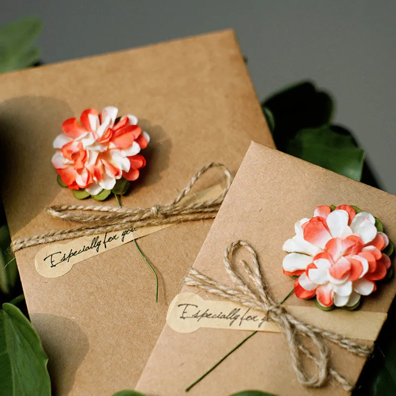 Creative Kraft Dried Flower Greeting Card