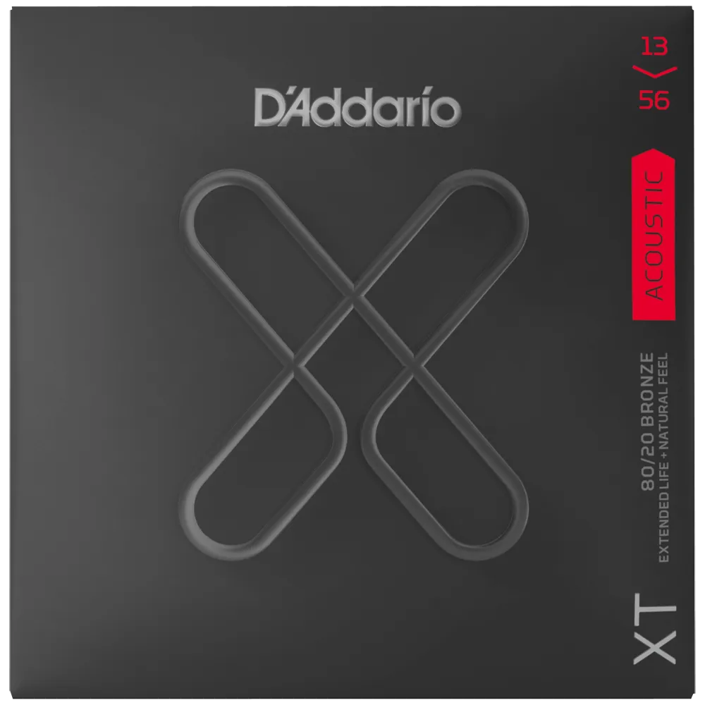 D'Addario XT Acoustic 80/20 Bronze, Medium, 13-56, XTABR1356