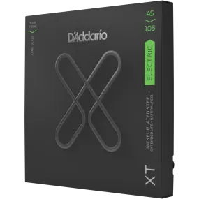 D'Addario XTB45105 XT Light Top/Medium Bottom Nickel Plated Bass, 45-105