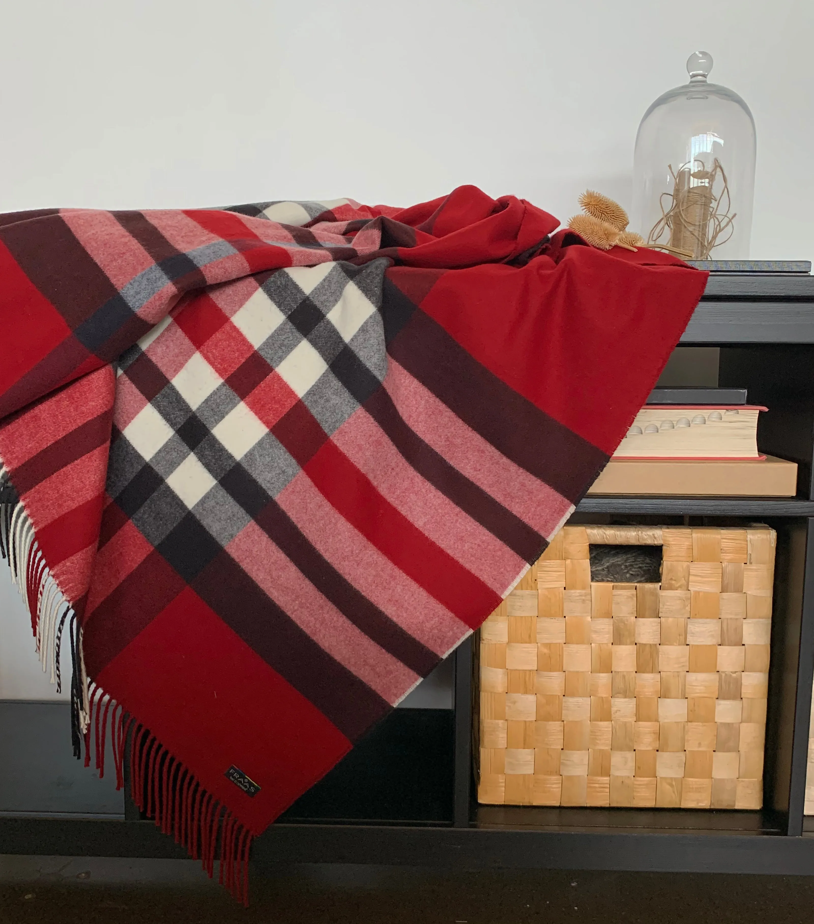 Fraas Plaid Woven Cashmink Throw