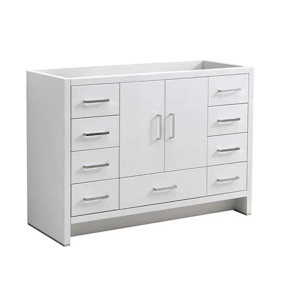 Fresca Imperia 48 Glossy White Free Standing Modern Bathroom Cabinet | FCB9448WH