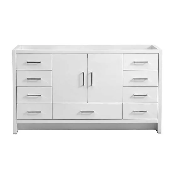 Fresca Imperia 60 Glossy White Free Standing Single Sink Modern Bathroom Cabinet | FCB9460WH-S