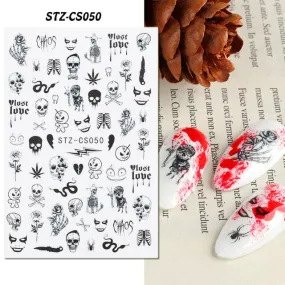 Halloween Nail Art Stickers