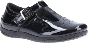 Hush Puppies Eliza Junior Patent School Shoe