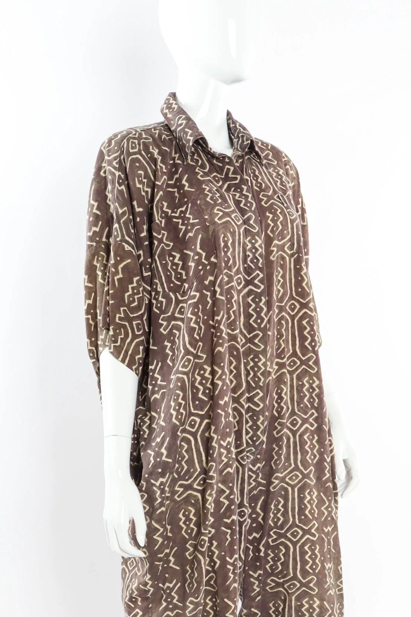 Ikat Print Harem Jumpsuit