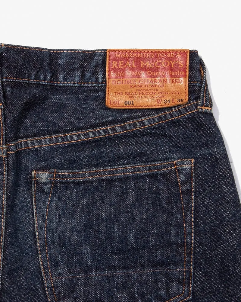 Japanese Repro Denim Jeans, Real McCoy Brand, Selvedge Denim, 3 - 34" x 35"