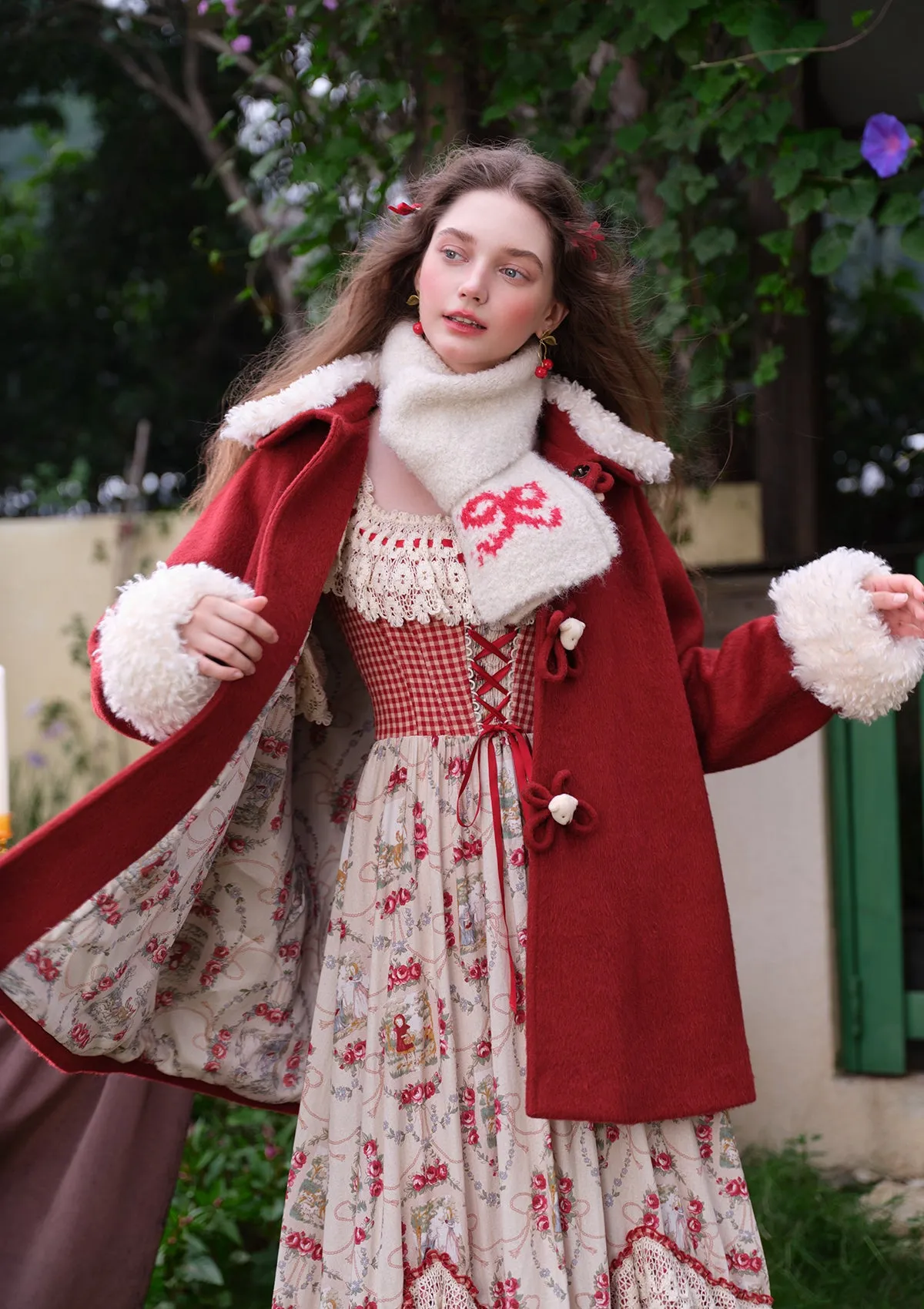 “Little Red Riding Hood” Cottage Dress