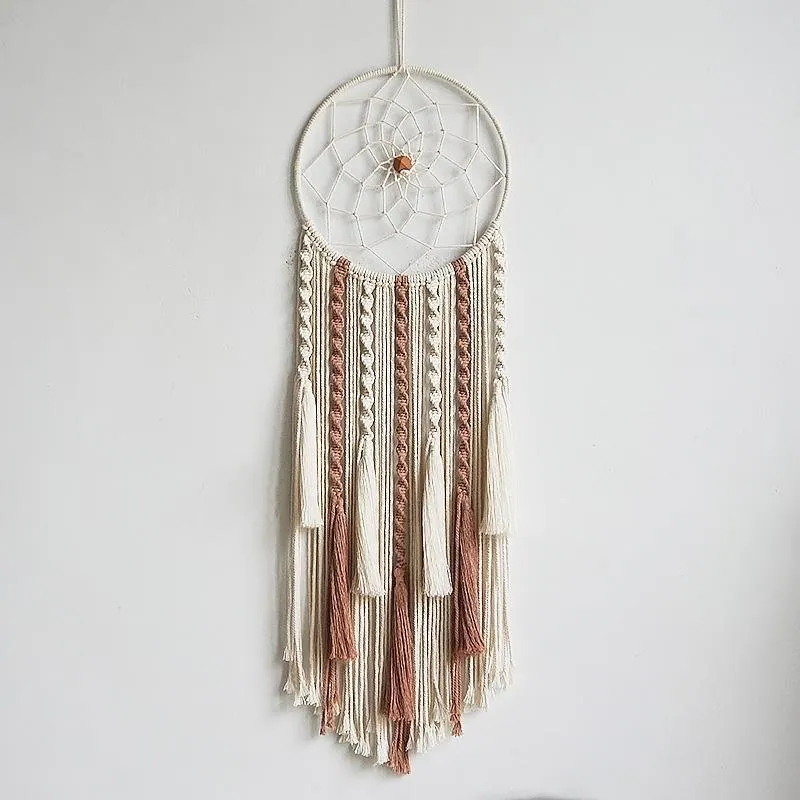 Macrame Tassel Handmade Woven Round Cotton Woven Wall Hangings