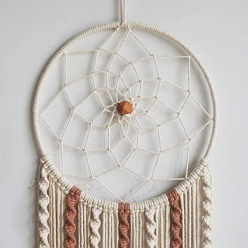 Macrame Tassel Handmade Woven Round Cotton Woven Wall Hangings