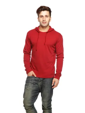 Maroon Plus Size Round T-Shirt