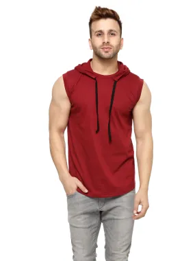 Maroon Plus Size Round T-Shirt