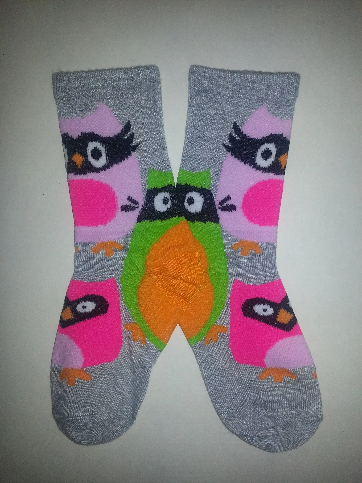 Owls w/ Mask Crew Socks