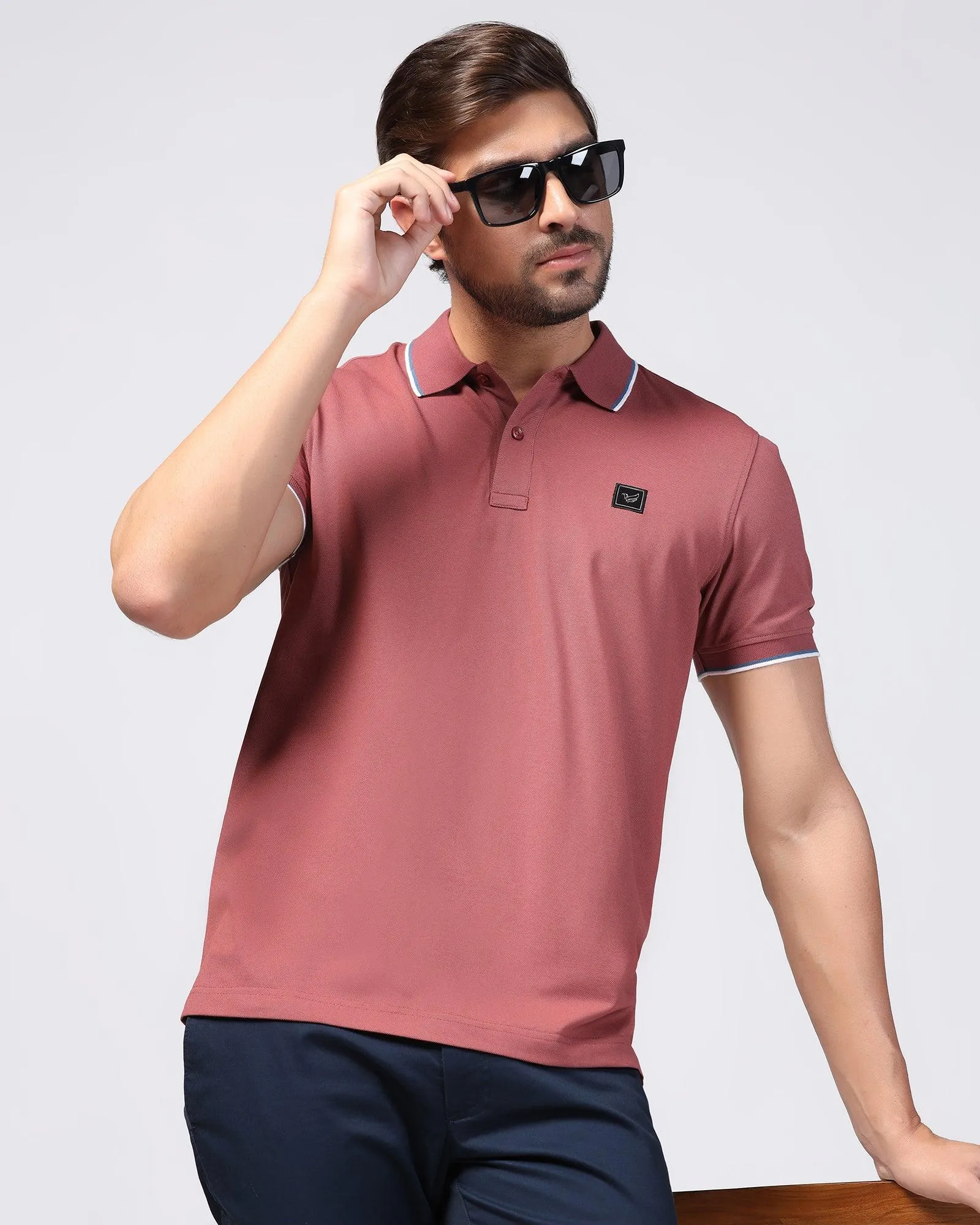 Polo Apple Red Solid T-Shirt - Andro