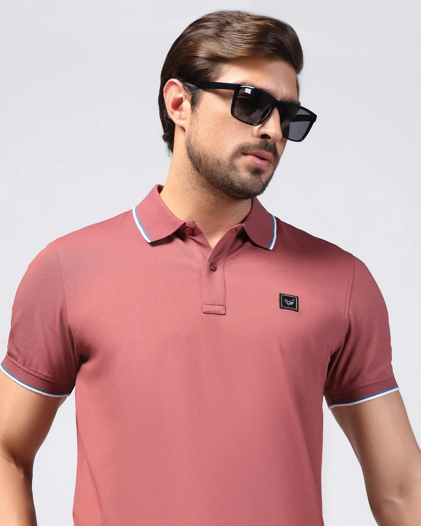 Polo Apple Red Solid T-Shirt - Andro