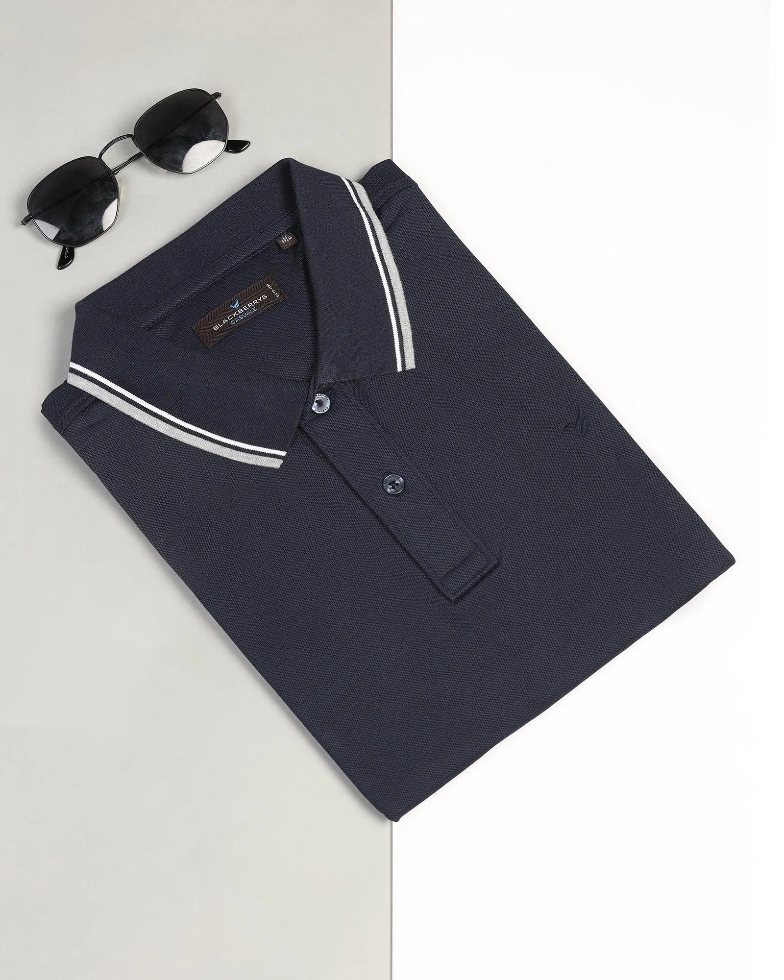 Polo Navy Iris Solid T-Shirt - Walter