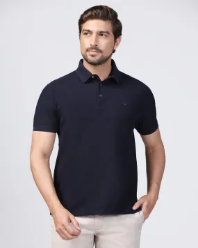 Polo Navy Structure T-Shirt - Bingo