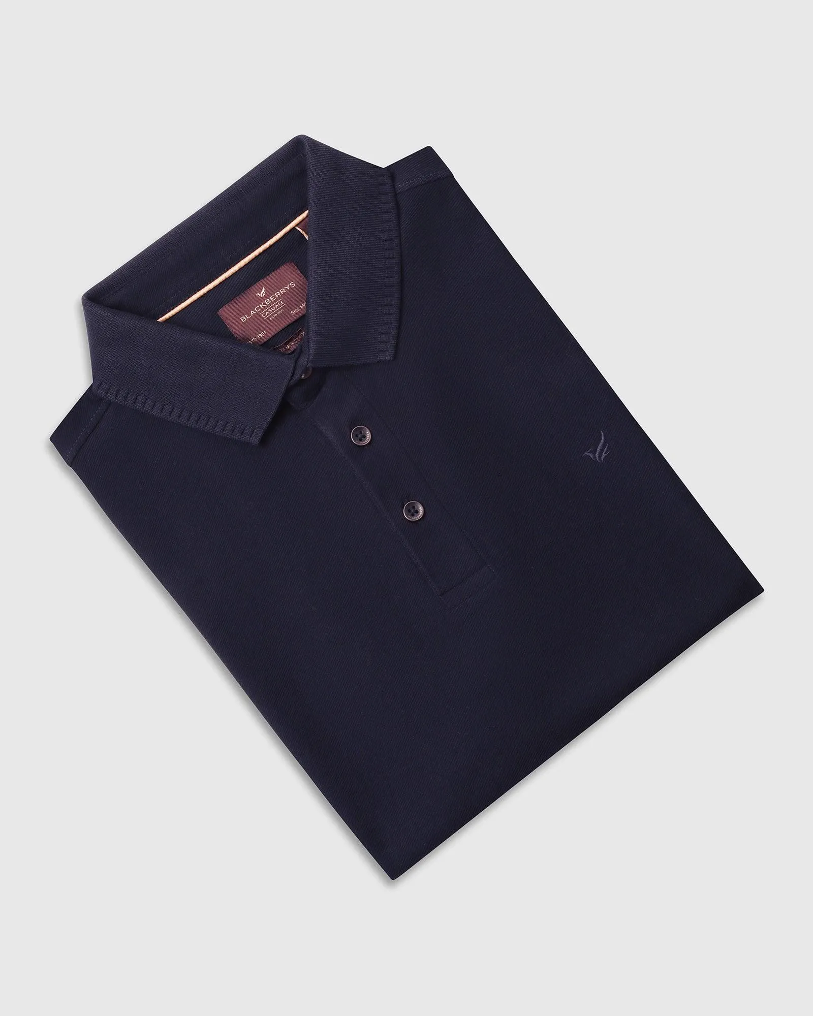 Polo Navy Structure T-Shirt - Bingo