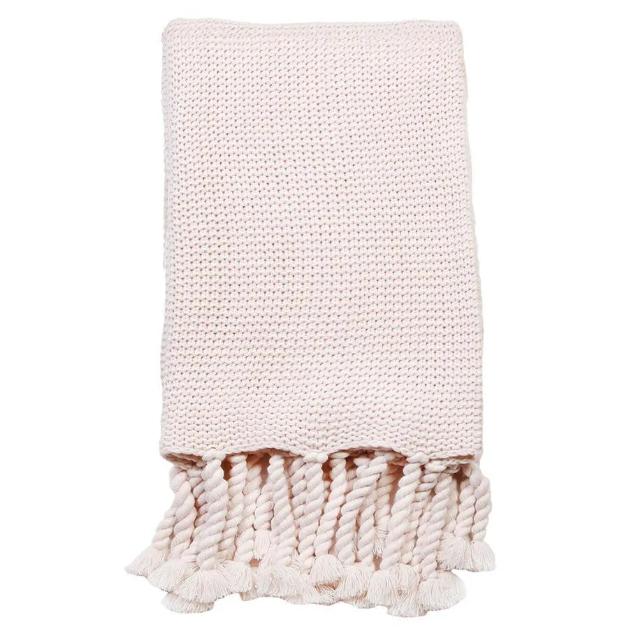 Pom Pom at Home Trestles Blush Throw