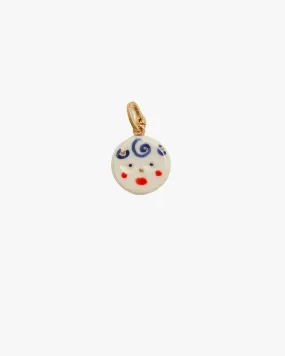 Porcelain Disc Charm