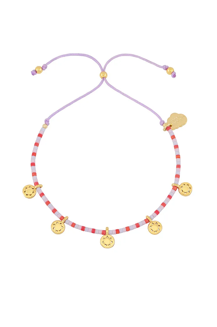 Sun Charm Miyuki Bracelet