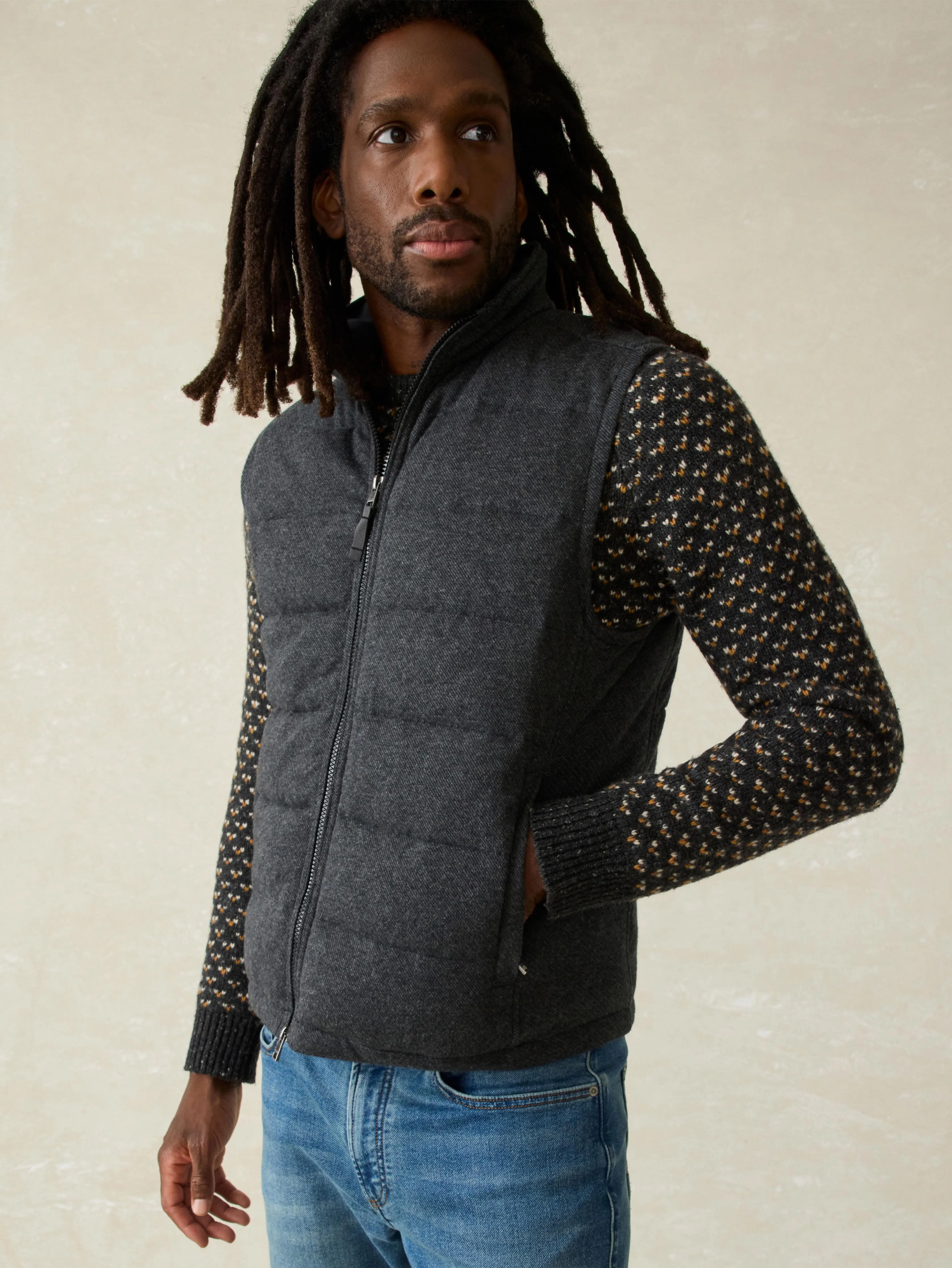 Teton Valley Vest - Dark Steel Charcoal