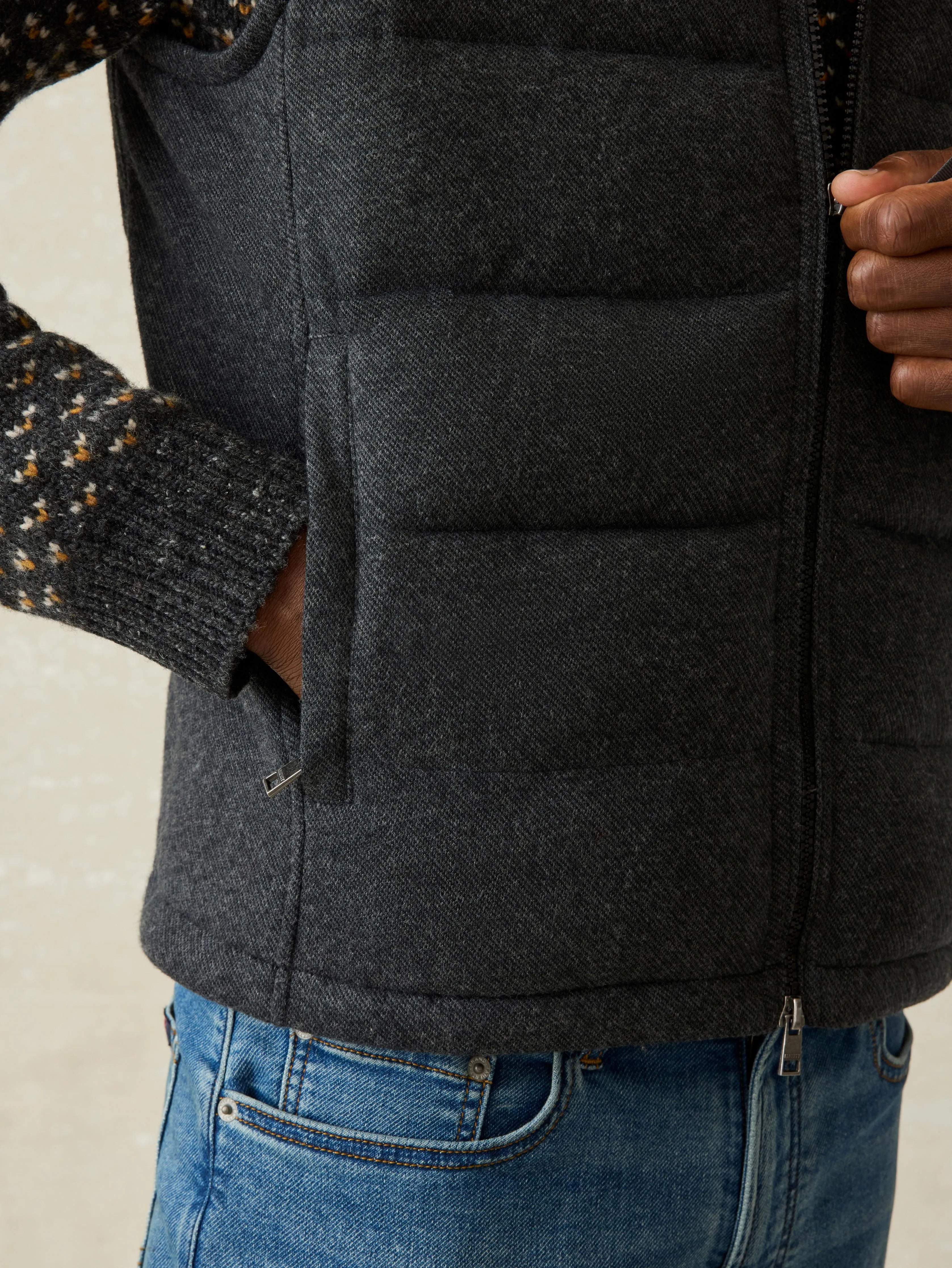 Teton Valley Vest - Dark Steel Charcoal