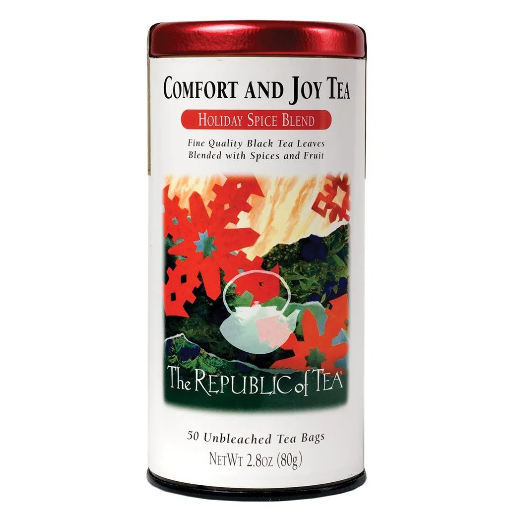 The Republic of Tea Comfort and Joy Black Tea Bags 50 Ct.